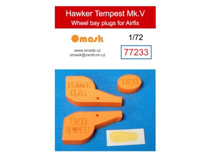 77233 1/72 Hawker Tempest Mk.V wheel bay plugs (for Airfix) 40 1930