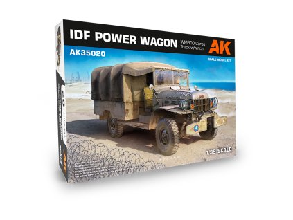 IDF POWER WAGON WM300 CARGO TRUCK W/WINCH 1:35 40 1744