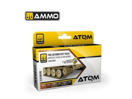 ATOM Tyres and Rubber Rusty Tracks Set 40 1540