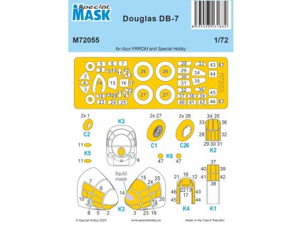 DB-7 MASK 1:72 40 1341