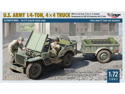 U.S. ARMY 1/4-TON, 4×4 TRUCK 1:72 40 1287