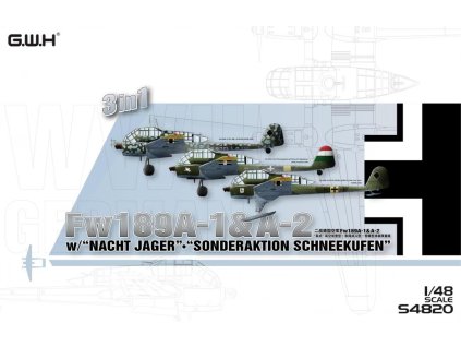 FW189A-1 & A-2 W/NACHT JAGER.SONDERAKTION SCHNEEKUFEN 1:48 40 1303
