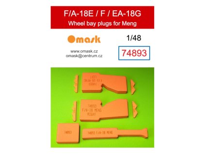 74893 1/48 F/A-18E / F / EA-18G wheelbay plugs (for Meng) 40 1188