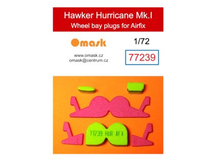 77239 1/72 Hawker Hurricane Mk.I wheel bay plugs (for Airfix) 40 1193