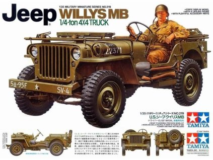 Jeep Willys MB 1/4-ton 4x4 truck 1:35 40 968