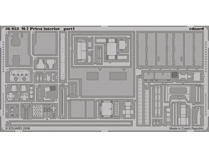 M-7 Priest interiér 1:35 lept 40 901