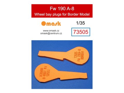 73505 1/35 Fw 190 A-8 wheel bay plugs (for Border Model) 40 761