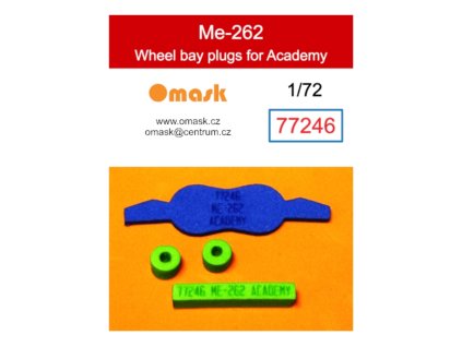 77246 1/72 Me-262 wheel bay plugs (for Academy) 40 783