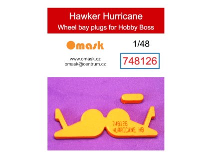 748126 1/48 Hawker Hurricane wheel bay plugs (for Hobby Boss) 40 22