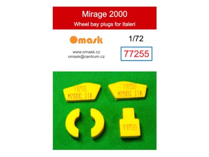 77255 1/72 Mirage 2000 wheel bay plugs (for Italeri) 40 28