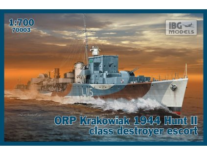 ORP Krakowiak 1944 Hunt II class destroyer escort 40 11123