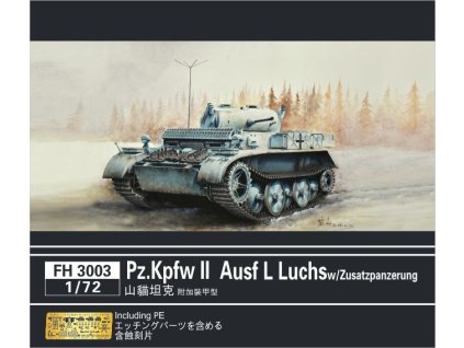 Pz.Kpfw II Ausf L Luchs w/ Zusatzpanzerung 1:72 40 8001