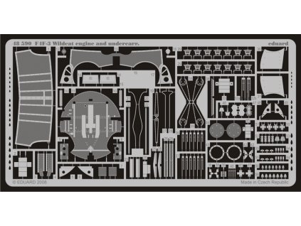 F4F-3 engine and undercarr. 1/48 lept 40 8768