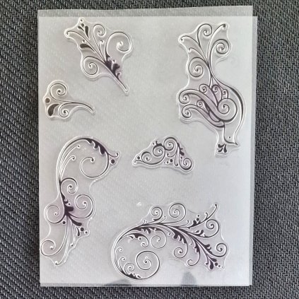 Sada silikonových RAZÍTEK (ornamenty)