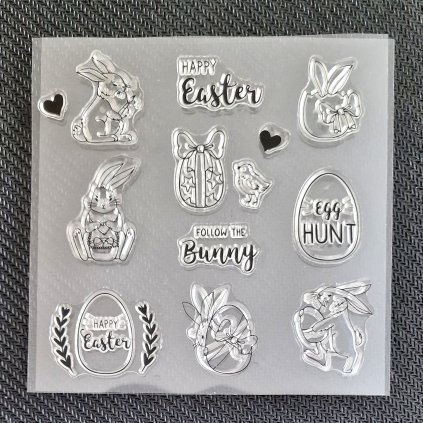 Sada silikonových RAZÍTEK (velikonoční zajíčci, vajíčka)