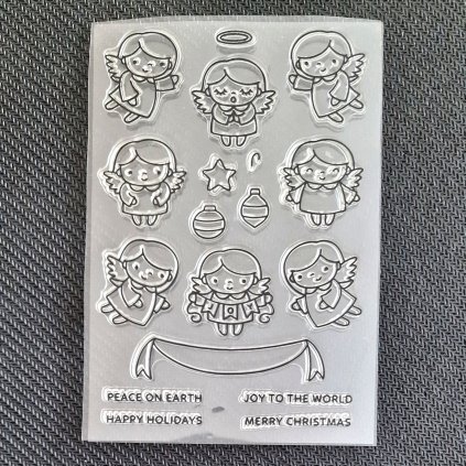 Sada silikonových RAZÍTEK (andělky)