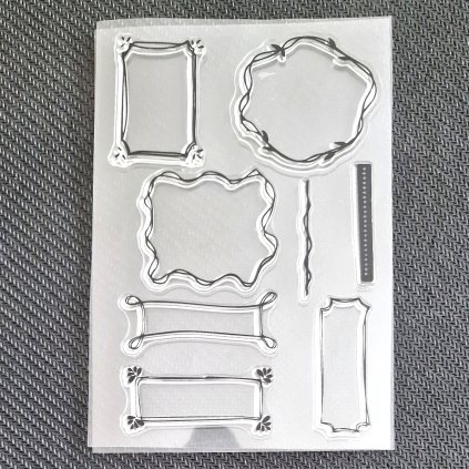 Sada silikonových RAZÍTEK (rámečky)