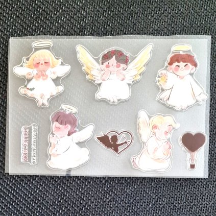 Sada silikonových RAZÍTEK (andílci)