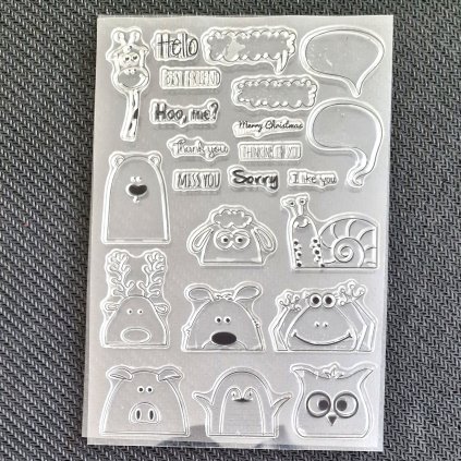 Sada silikonových RAZÍTEK (zvířátka)