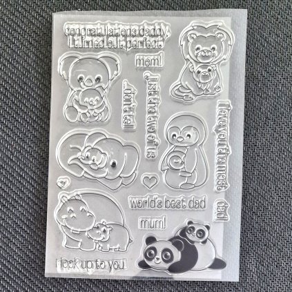 Sada silikonových RAZÍTEK (zvířátka)