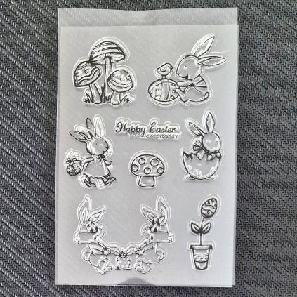 Sada silikonových RAZÍTEK (velikonoční zajíčci)