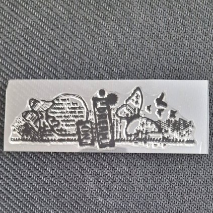 Silikonové RAZÍTKO (motýlci s textem)