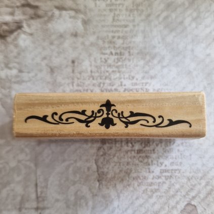 RAZÍTKO gumové na dřevě (ozdobná linka)