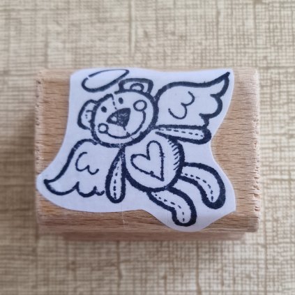 RAZÍTKO silik. na dřevě (medvídek)
