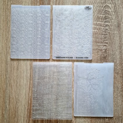 Sada 4 ks EMBOSSING KAPES do Bigshotu (15x10,5 cm)