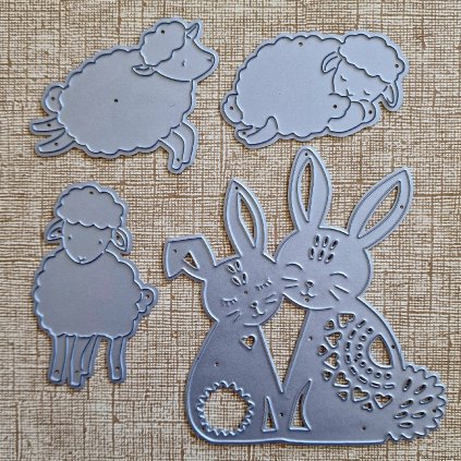 BigShot kovová šablona (4 ks) - š. 1/2