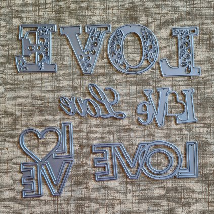 BigShot kovová šablona (8 ks) - š. 2/22