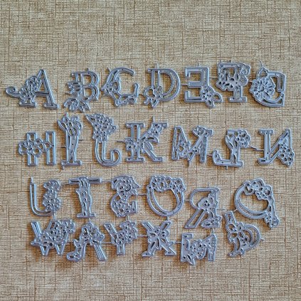 BigShot kovová šablona (26 ks) - š. 2/18