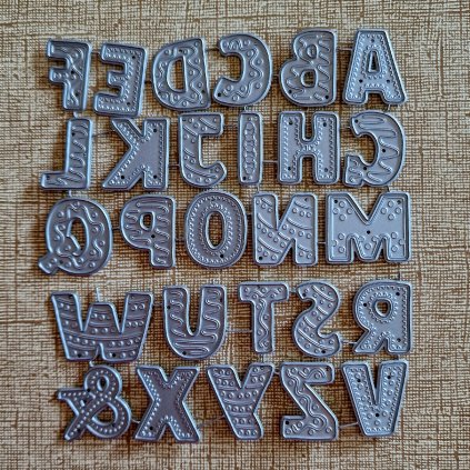 BigShot kovová šablona (27 ks) - š. 2/17