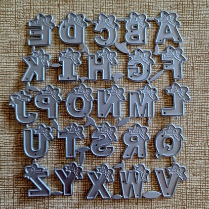 BigShot kovová šablona (26 ks) - š. 2/16