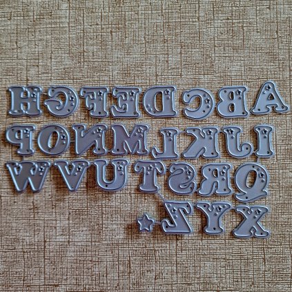 BigShot kovová šablona (27 ks) - š. 2/15