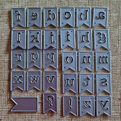 BigShot kovová šablona (29 ks) - š. 2/12