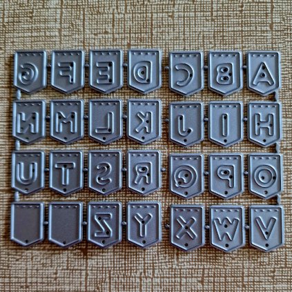 BigShot kovová šablona (28 ks) - š. 2/11