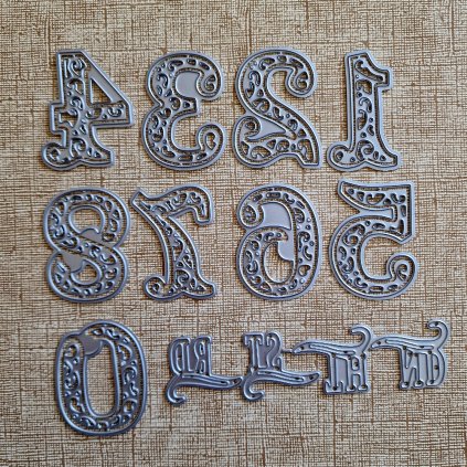 BigShot kovová šablona (13 ks) - š. 2/9