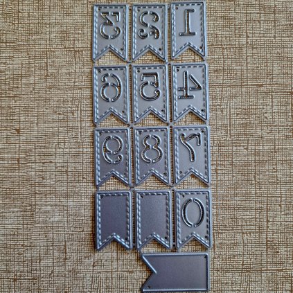 BigShot kovová šablona (13 ks) - š. 2/8