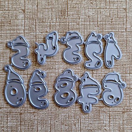 BigShot kovová šablona (10 ks) - š. 2/4