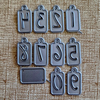 BigShot kovová šablona (11 ks) - š. 2/3