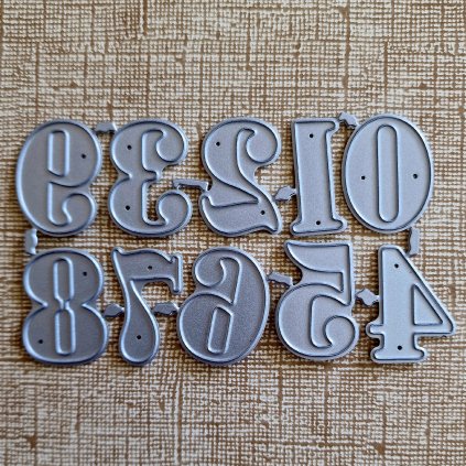 BigShot kovová šablona (10 ks) - š. 2/1