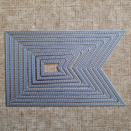 BigShot kovová šablona (9 ks) - š. 6/37