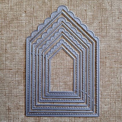 BigShot kovová šablona (8 ks) - š. 6/32