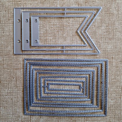 BigShot kovová šablona (11 ks) - š. 6/31