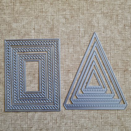 BigShot kovová šablona (8 ks) - š. 6/29