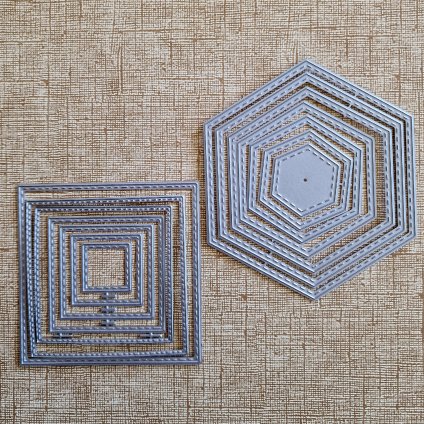 BigShot kovová šablona (14 ks) - š. 6/28