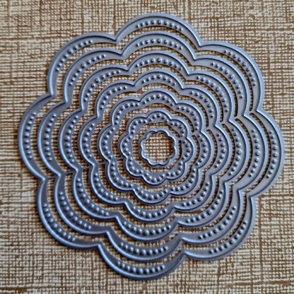 BigShot kovová šablona (7 ks) - š. 6/27