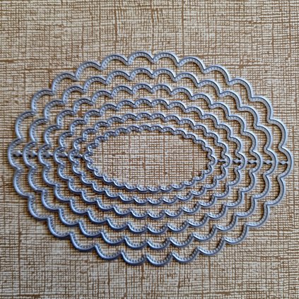 BigShot kovová šablona (6 ks) - š. 6/22