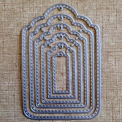 BigShot kovová šablona (6 ks) - š. 6/20